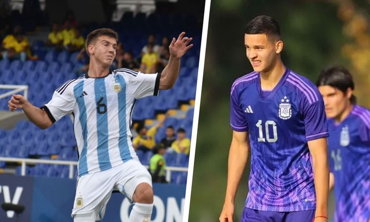 Perrone y Carboni, compañero pero enfrentados en sus clubes.