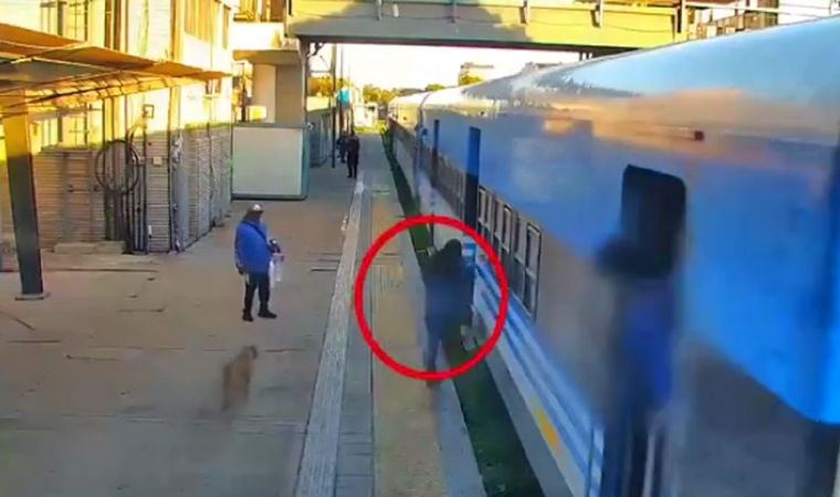 La mujer sufrió heridas leves Foto: Captura de video