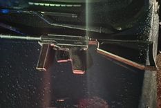 La pistola de paintball secuestrada en Maipú tras la detención de los sospechosos.