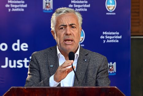 El gobernador Alfredo Cornejo. El gobernador Alfredo Cornejo.