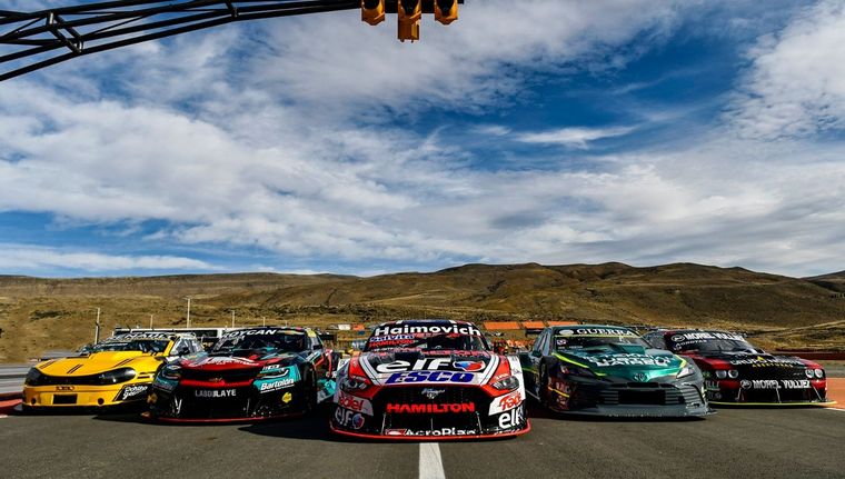 Los nuevos modelos salieron a pista en El Calafate Foto: ACTC