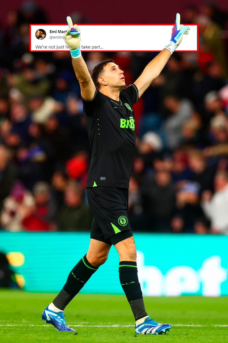 El Dibu Martínez, figura del sorprendente Aston Villa que tumbó al Arsenal y es tercero de la Premier League