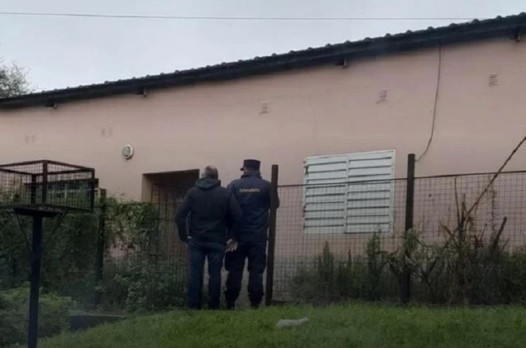 La casa donde ocurrió el doble parricidio Foto: NA