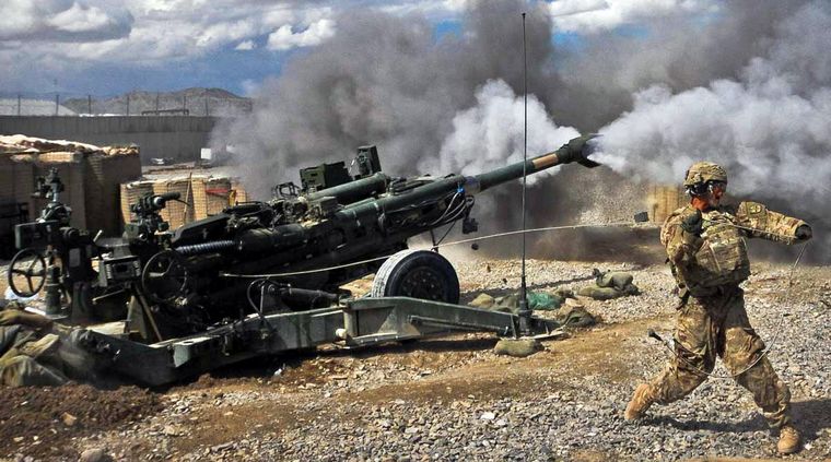 Así son los obuses Howitzer de Estados Unidos. Foto: Military.