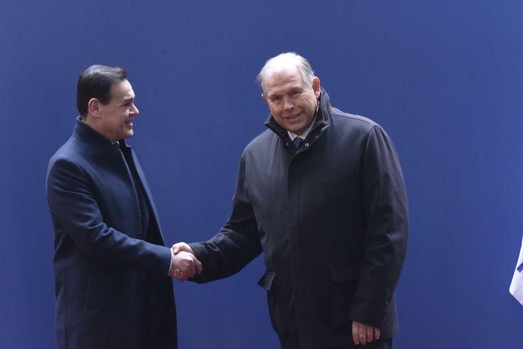 Gerardo Werthein y Rubén Ramírez Lezcano, canciller de Paraguay, en la cumbre de líderes del Mercosur que se celebra en la Ciudad de Buenos Aires. Gerardo Werthein y Rubén Ramírez Lezcano, canciller de Paraguay, en la cumbre de líderes del Mercosur que se celebra en la Ciudad de Buenos Aires.