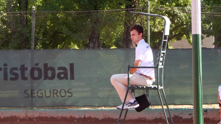Manuel Giordano tuvo un muy buen desempeño como juez de silla. Foto: Juan Borsani/MDZ