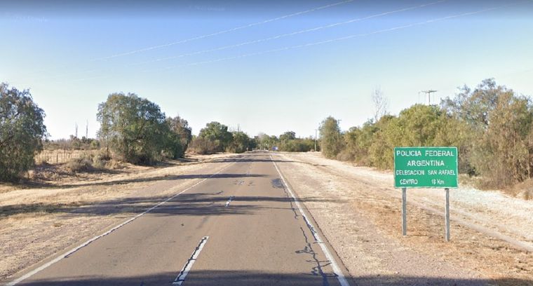 La zona del accidente