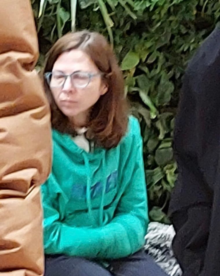 Silvina Batakis fue vista en el Apple Store de Nueva York.