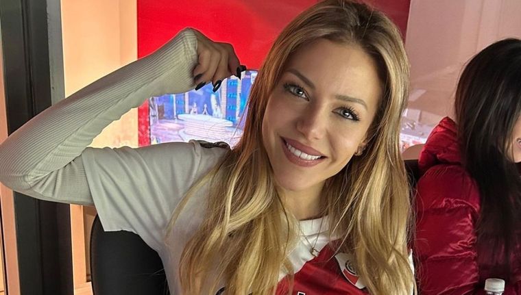 Evangelina Anderson revolucionó al mundo River. Foto: Instagram @evangelinaanderson