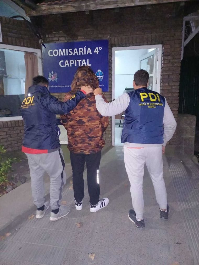 El sospechoso llegó a Mendoza