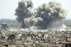 Damasco, en Siria, sufre ahora ataques de Israel. Foto EFE&nbsp;