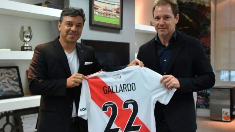 Brito quiere que Gallardo sea el DT de River hasta el final de su mandato.