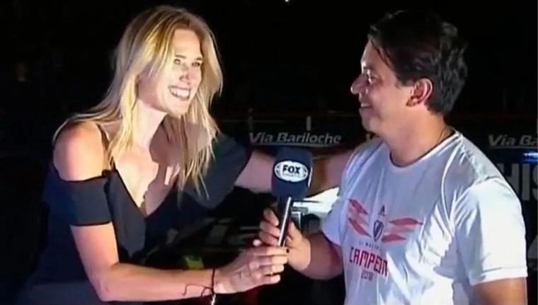 Alina Moine y Marcelo Gallardo tuvieron una relación íntima. Foto: Archivo