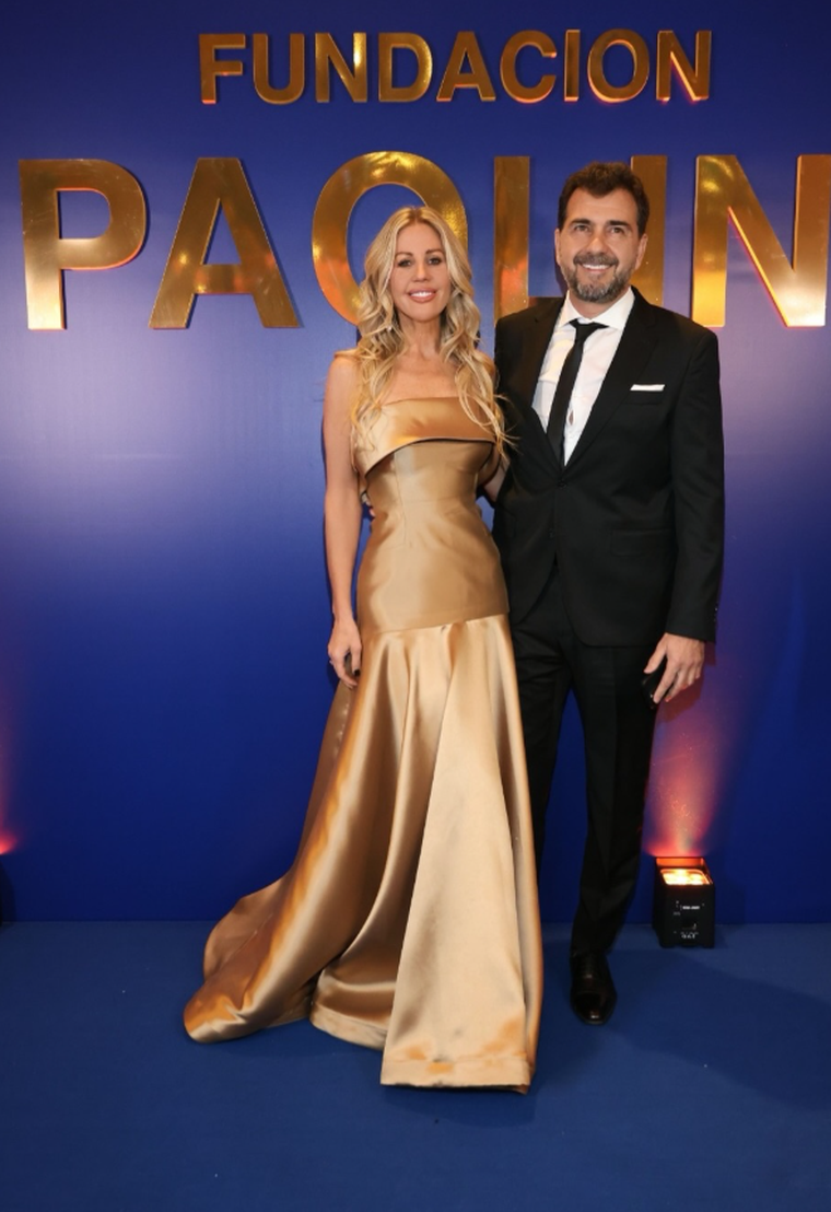 Barbie Simons junto a Jorge Reale. Barbie Simons junto a Jorge Reale.