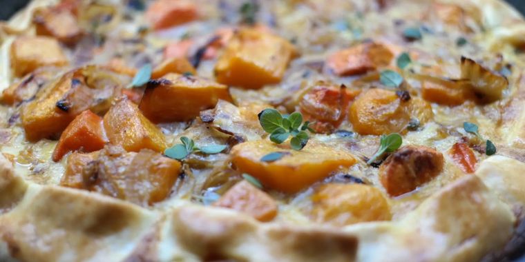 Tarta de calabaza, pera y queso Foto: pixabay