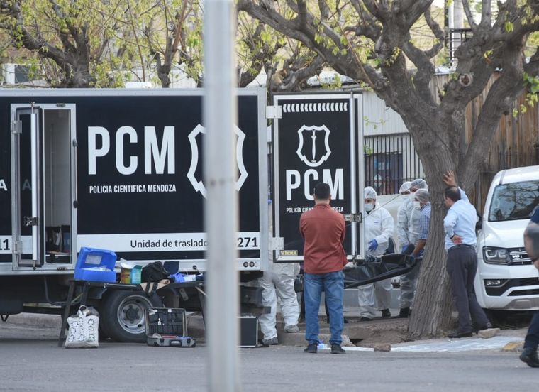 El momento del crimen de Emilio Giménez Foto: Maximiliano Ríos/MDZ