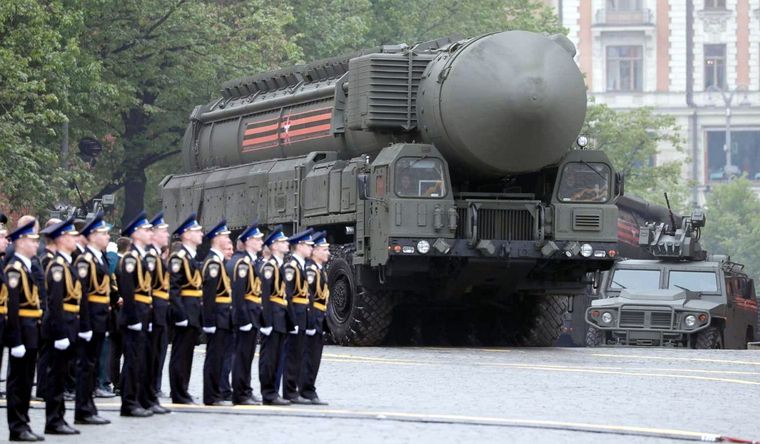 armas nucleares Rusia Rusia tiene un muy poderoso arsenal nuclear. Foto: Efe.