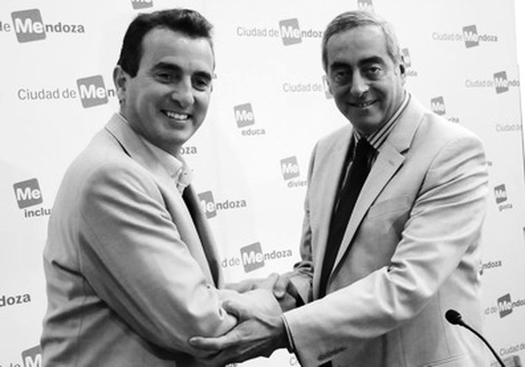 Paco Pérez y Víctor Fayad tras la visita de hoy. Foto: Pachy Reynoso/MDZ