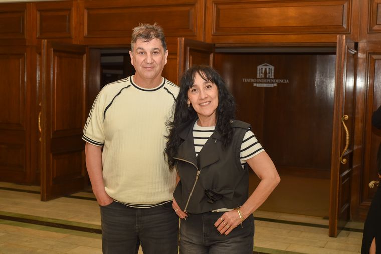 Claudio Moreno y Pilar Nicolás.