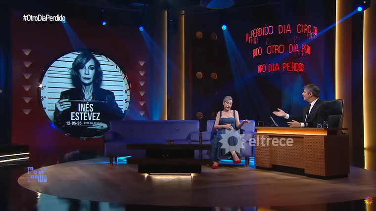 Inés Estévez visitó a Mario Pergolini. Inés Estévez visitó a Mario Pergolini.