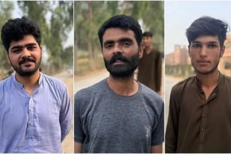 Los residentes de Muridke Hassan, Atif y Muhammad Bilal le contaron lo que vieron a la BBC. Foto: BBC Mundo