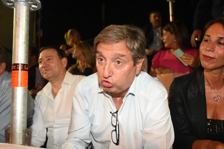 Emir Félix en el palco de la Vía Blanca Foto: Maximiliano Ríos/MDZ