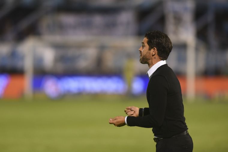 Pintita festejó por primera vez en Racing Foto: Télam