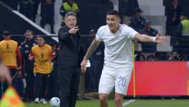 Marcelo Gallardo y un grito de bronca por el mal PT de River ante Libertad. Marcelo Gallardo y un grito de bronca por el mal PT de River ante Libertad.