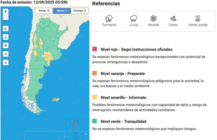 El SMN emitió una alerta amarilla por viento Zonda para algunas zonas de Mendoza El SMN emitió una alerta amarilla por viento Zonda para algunas zonas de Mendoza