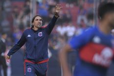 Diego Martínez dejó plantado a los periodistas por un curioso incidente. Foto: Télam