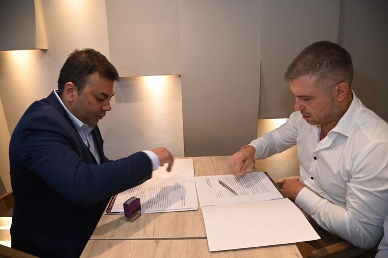 Francisco Lo Presti y Diego Costarelli Foto: Twitter Diego Costarelli