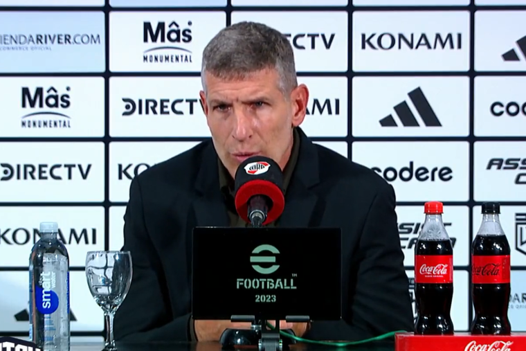 Palermo aseguró que los silbidos de la gente de River hacia él fueron lo normal Foto: TNT Sports
