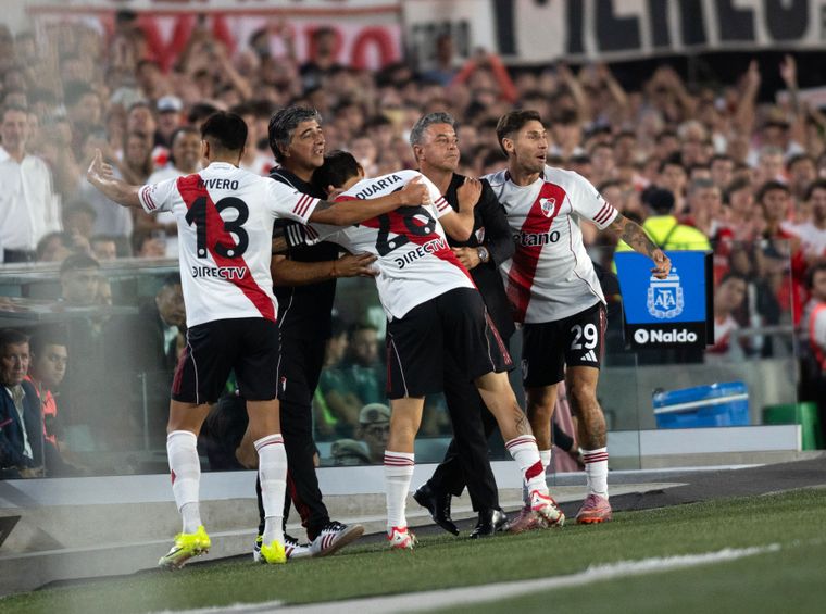 River venció a Banfield en la despedida de Gallardo en el Monumental.