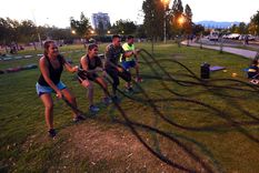 Un momento de entrenamiento. Foto: ALF PONCE MERCADO / MDZ