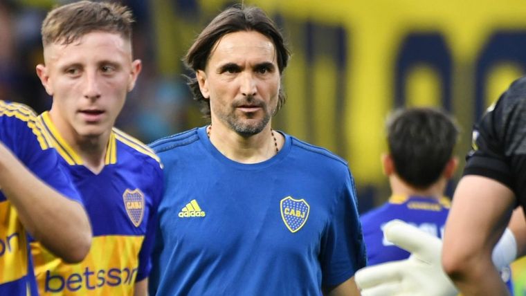 Diego Martínez sigue, hasta ahora, en Boca. Foto: FotoBaires