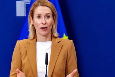 Kaja Kallas, de la Unión Europea, mostró sus dudas sobre el ataque a la casa de Vladimir Putin en Rusia. Foto Efe Kaja Kallas, de la Unión Europea, mostró sus dudas sobre el ataque a la casa de Vladimir Putin en Rusia. Foto Efe