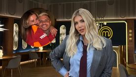 La empresaria apuntó contra la feliz pareja. La empresaria apuntó contra la feliz pareja.