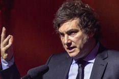 Javier Milei cruzó duramente a cuatro periodistas. Foto: EFE