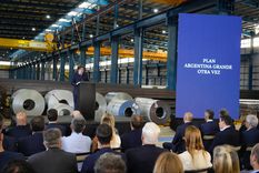 Javier Milei en Sidersa.