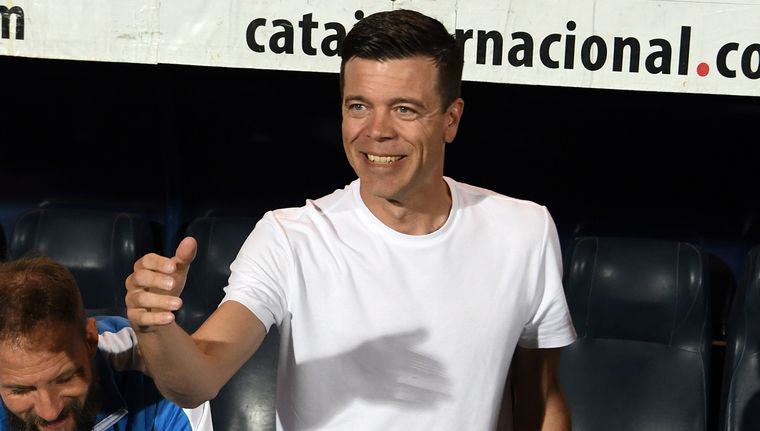 Solari se fue conforme post empate con Lanús. Foto: ALF PONCE MERCADO / MDZ