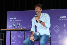 A sala llena, José Meolans cautivó a jóvenes deportistas con su historia de vida. Foto: Municipalidad de Guaymallén