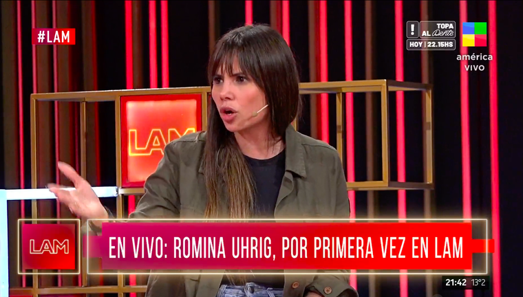 Romina Uhrig dio la cara en LAM.