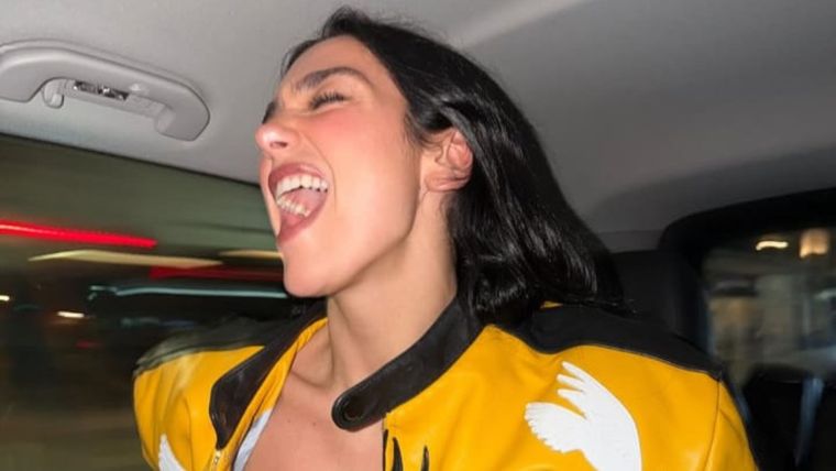 La superestrella británica aterrizó en Buenos Aires para sus shows en River Plate. Foto: Instagram @dualipa