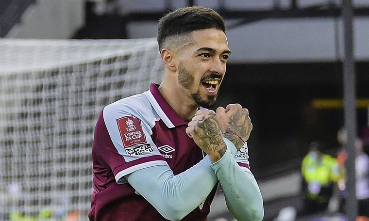 Lanzini no continuará en West Ham. Foto: Noticias Argentinas