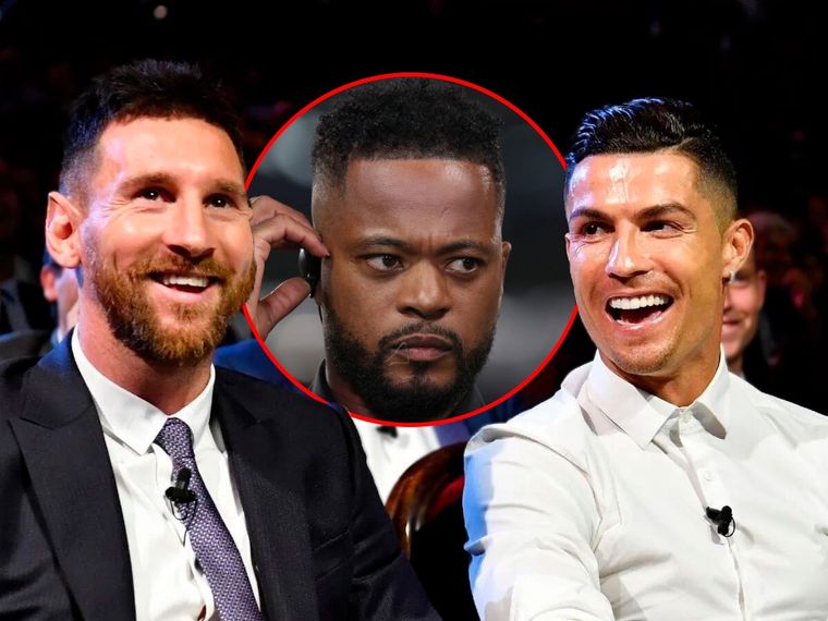 Evra generó revuelo al fundamentar su elección entre Cristiano y Messi con un insólito motivo.