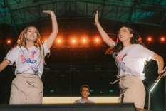 Reina y Virreina Nacional 2025 disfrutaron de la Pisada de la Uva en Mendoza Shopping.