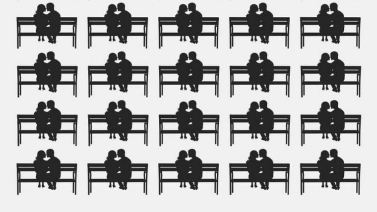 ACERTIJO VISUAL ACERTIJO VISUAL, RETO VISUAL, PAREJA Foto: ARCHIVO