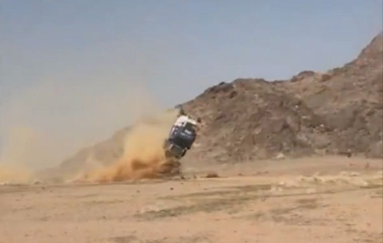 El accidente ocurrió en un sector sin asistencia, en plena etapa maratón del Rally Dakar. &nbsp;
