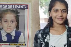 La madre de Pooja había perdido toda esperanza de encontrar a su hija. Foto: BBC Y LA POLICÍA DE BOMBAY
