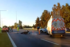 El motociclista falleció en el acto por el impacto Foto: NA El motociclista falleció en el acto por el impacto Foto: NA